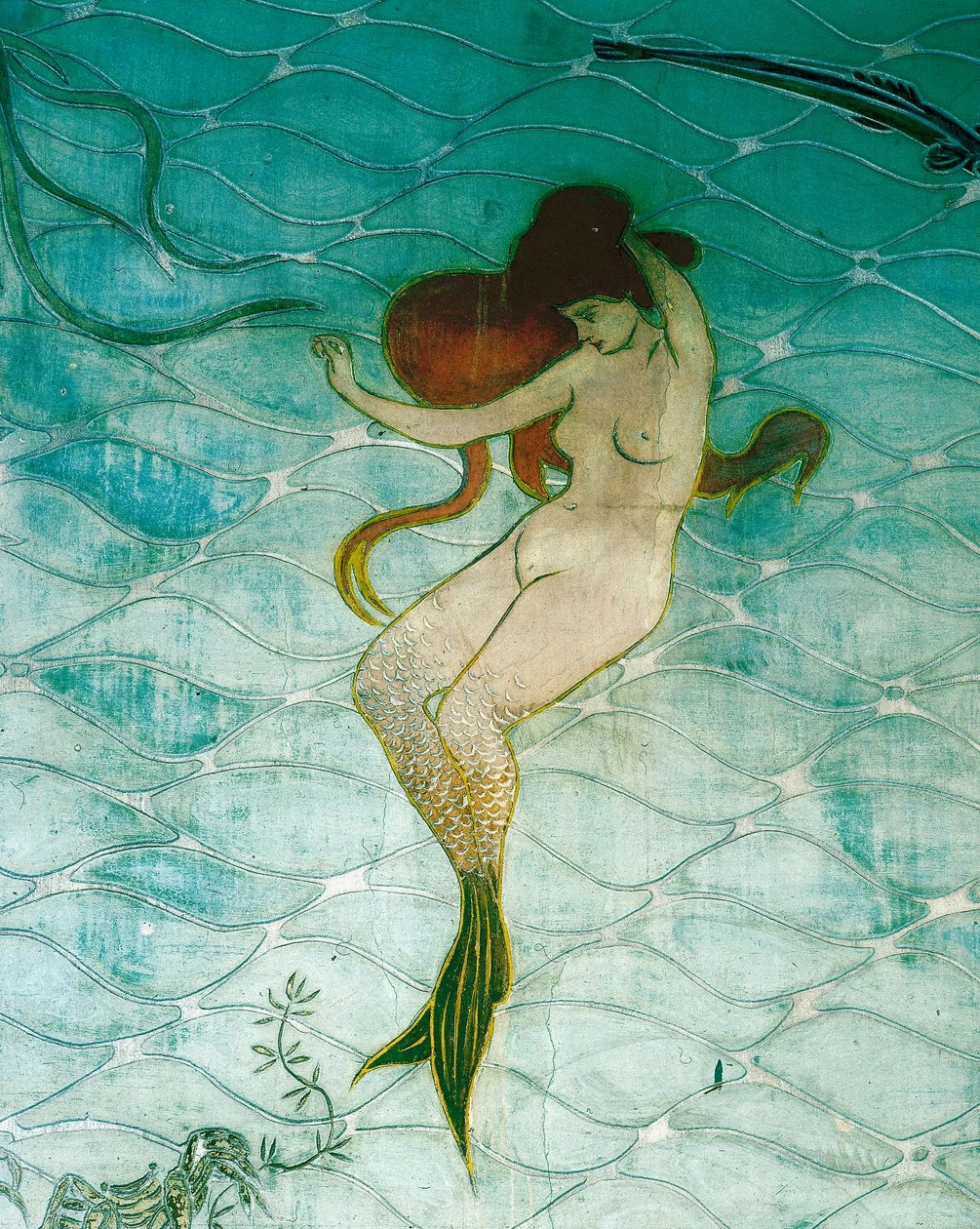 Ramon Casas - 113, Stanza della Sirena della Locanda Spagnola a Barcellona, dettaglio